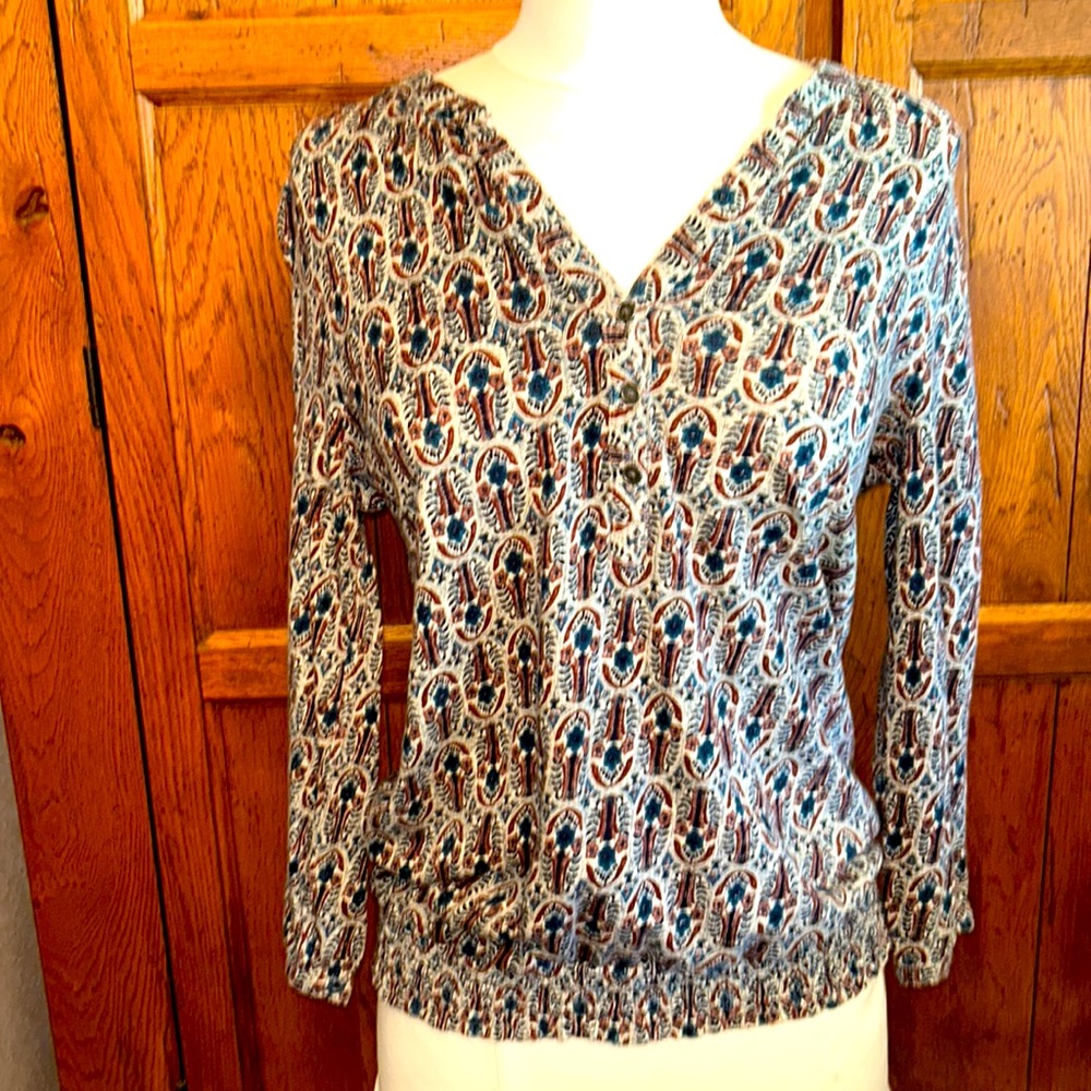 LUCKY🍀BRAND 3/4 Sleeved TOP! Great for ANYTIME of year!🌻Women’s MEDIUM